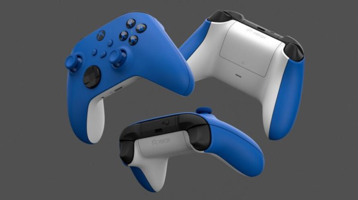 blue controller xbox