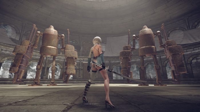 Capture d'écran du DLC Nier Automata