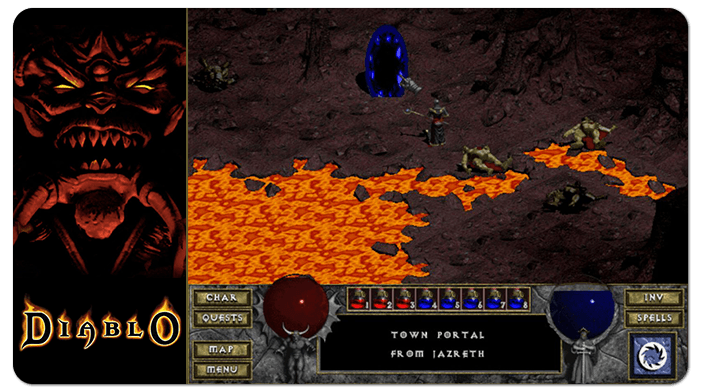 Screenshot del browser Diablo 1