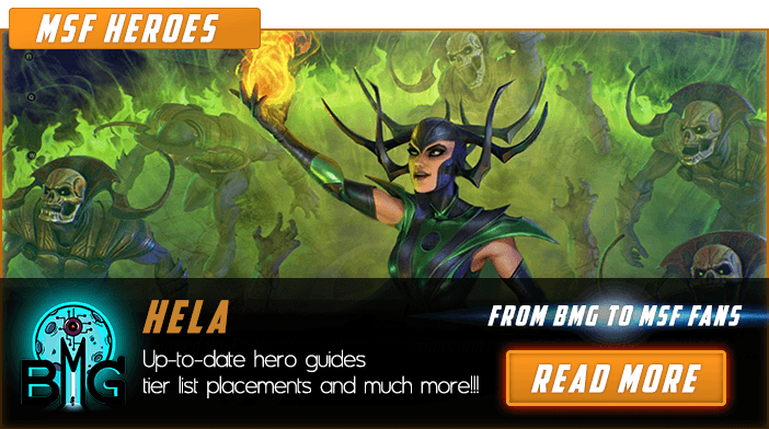 Marvel Strike Force Hela In primo piano