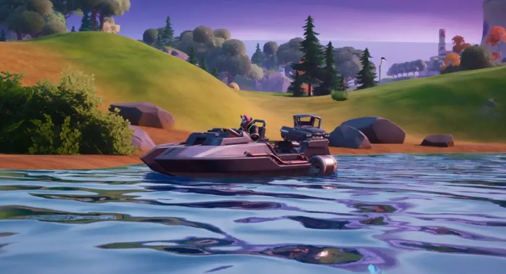 Fortnite – Dove saltare un motoscafo attraverso diversi anelli fiammeggianti Fortnite - Dove saltare un motoscafo attraverso diversi anelli fiammeggianti