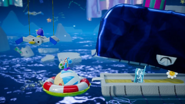 Slip-Slide Isle in Yoshi's Crafted World