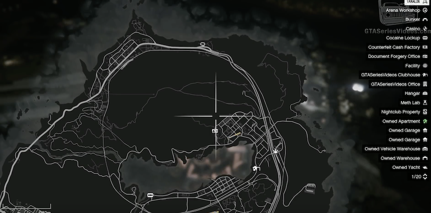 Mappa online di GTA
