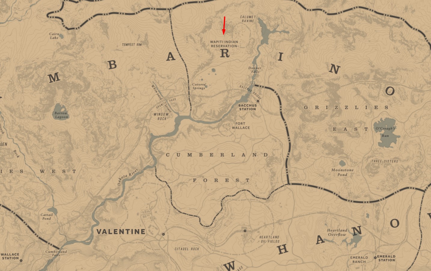 Red Dead Redemption 2 Mappa