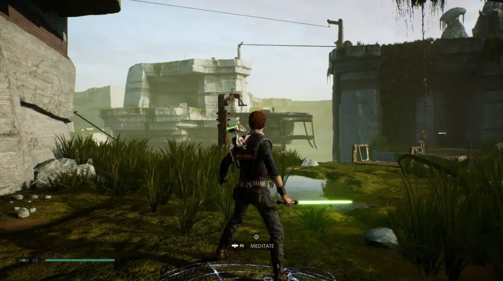 Usi la spada laser a lama singola o doppia in Jedi: Fallen Order