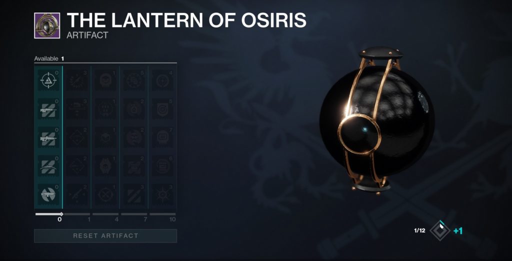 Come sbloccare il manufatto Lanterna di Osiride in Destiny 2