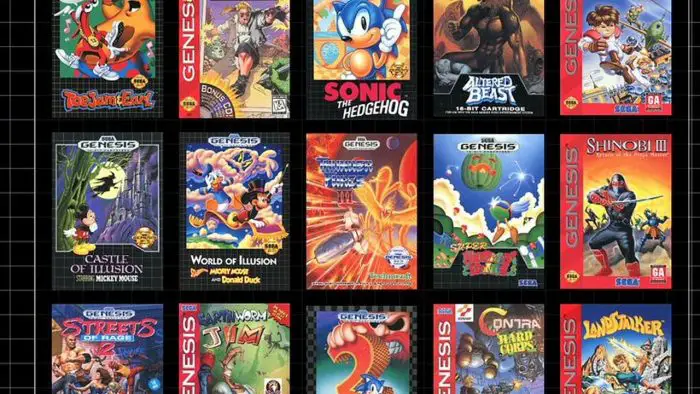 SEGA Genesis Mini Elenco completo