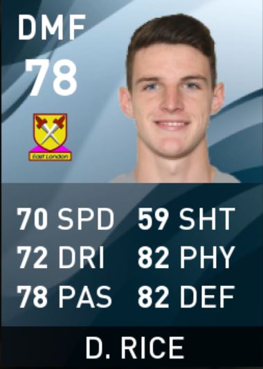 Declan Rice card