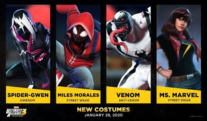 DLC Marvel Ultimate Alliance 3