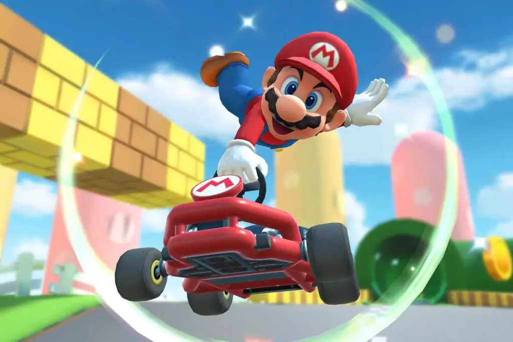 Come colpire un Kadomatsu con un oggetto 3 volte in una sola gara nel tour di Mario Kart
