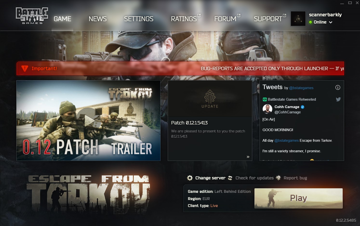 BattleState Games Launcher