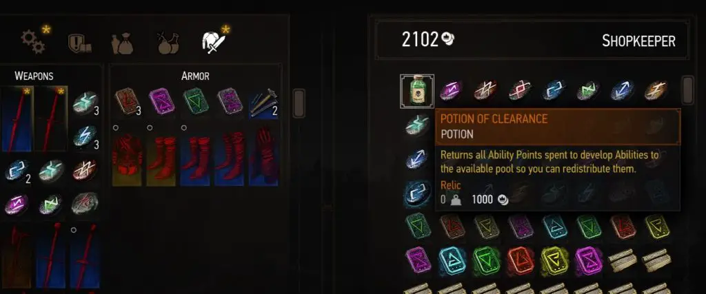 Come resettare i punti abilità in The Witcher 3: Wild Hunt Come resettare i punti abilità in The Witcher 3: Wild Hunt