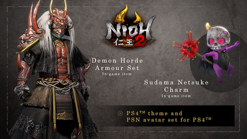 Bonus pre-ordine per tutte le edizioni di Nioh 2