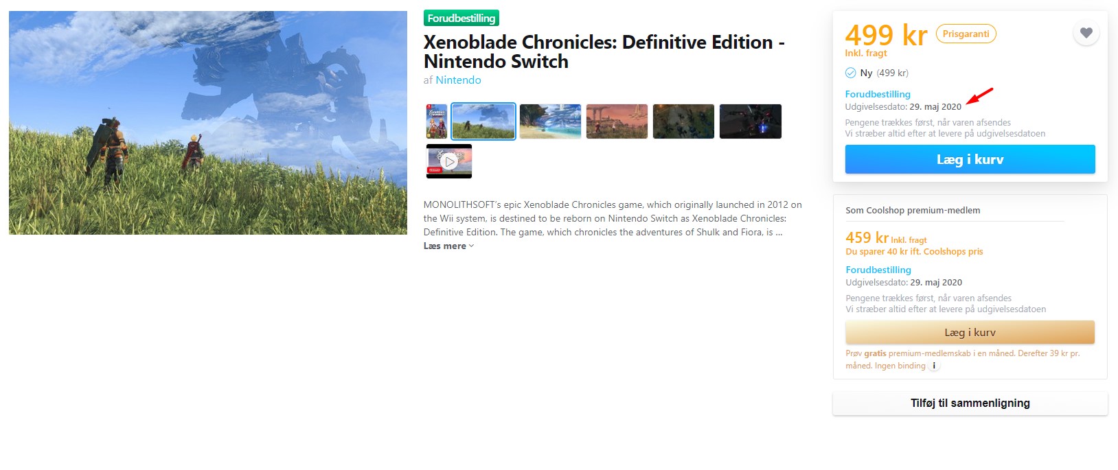 Xenoblade Chronicles: elenco dell'edizione definitiva