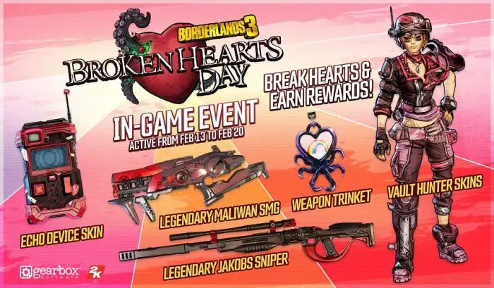 Borderlands 3 Broken Hearts Day