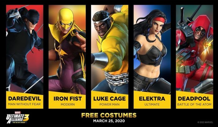 Costumi Marvel Ultimate Alliance 3