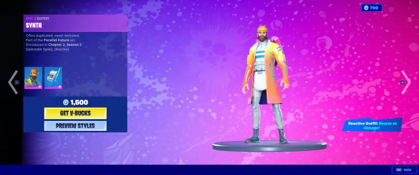 Synth "class =" wp-image-65561 "srcset =" //giocareora.com/wp-content/uploads/2020/04/1587980564_380_Fortnite-Item-Shop-27-aprile-2020-Cosa-c39e-oggi.jpg 850w, https: //assets.gamepur .com / wp-content / uploads / 2020/04/27041931 / Synth-500x209.jpg 500w, https://assets.gamepur.com/wp-content/uploads/2020/04/27041931/Synth-1536x643.jpg 1536w , https://assets.gamepur.com/wp-content/uploads/2020/04/27041931/Synth-2048x857.jpg 2048w "dimensioni =" (larghezza massima: 850px) 100vw, 850px "/></noscript></figure>
</div>
<h2>Flusso armonico – 500 V-buck</h2>
<div class=