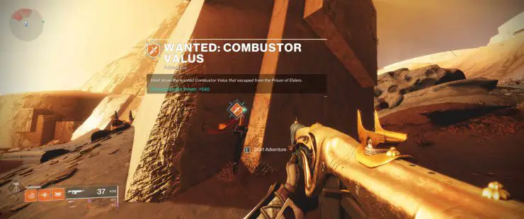 Destiny 2: Abbandonato - Ricercato: Combustor Valus Weekly Bounty