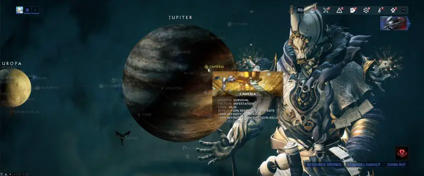 Giove Mappa Warframe