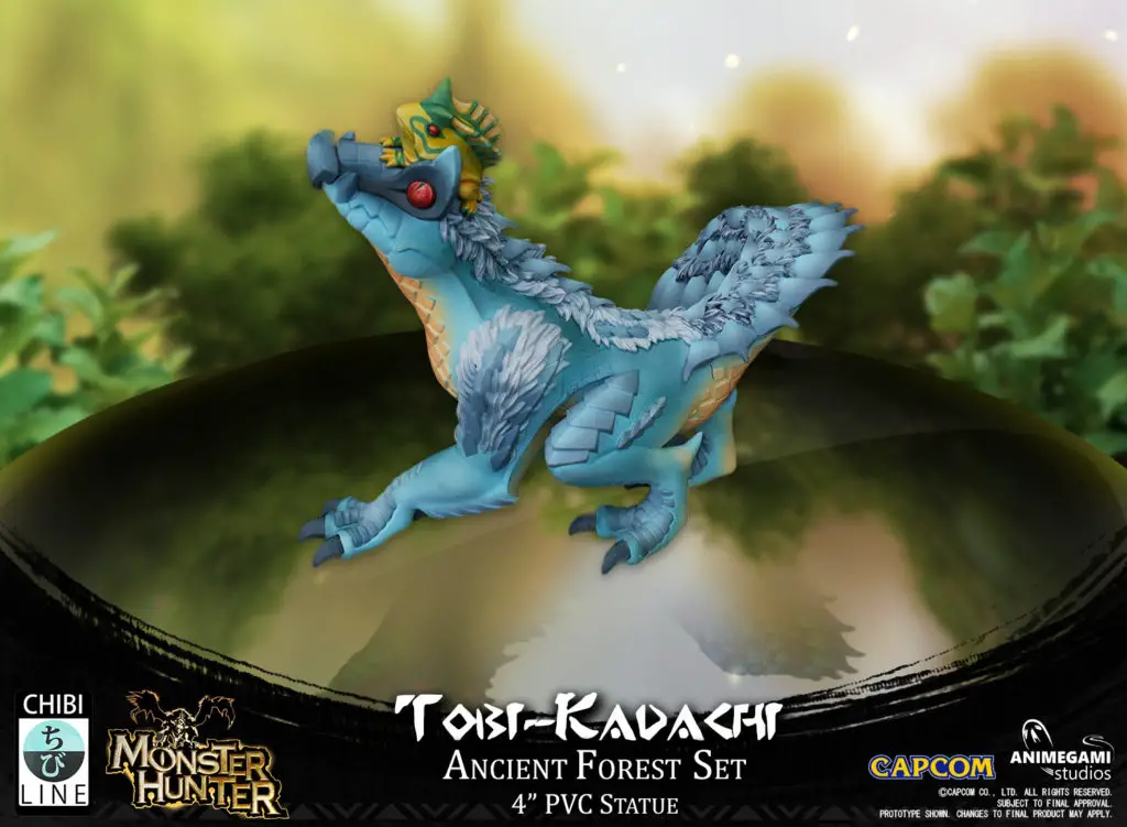 Capcom e Animegami presentano la nuova figura chibi di Tobi-Kadachi Monster Hunter Capcom and Animegami showcase new Tobi-Kadachi Monster Hunter chibi figure