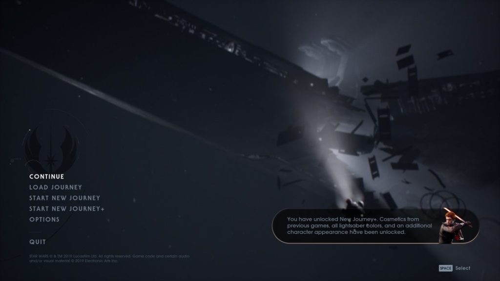 Come giocare alla modalità Nuovo viaggio + in Jedi: Fallen Order Come giocare alla modalità Nuovo viaggio + in Jedi: Fallen Order