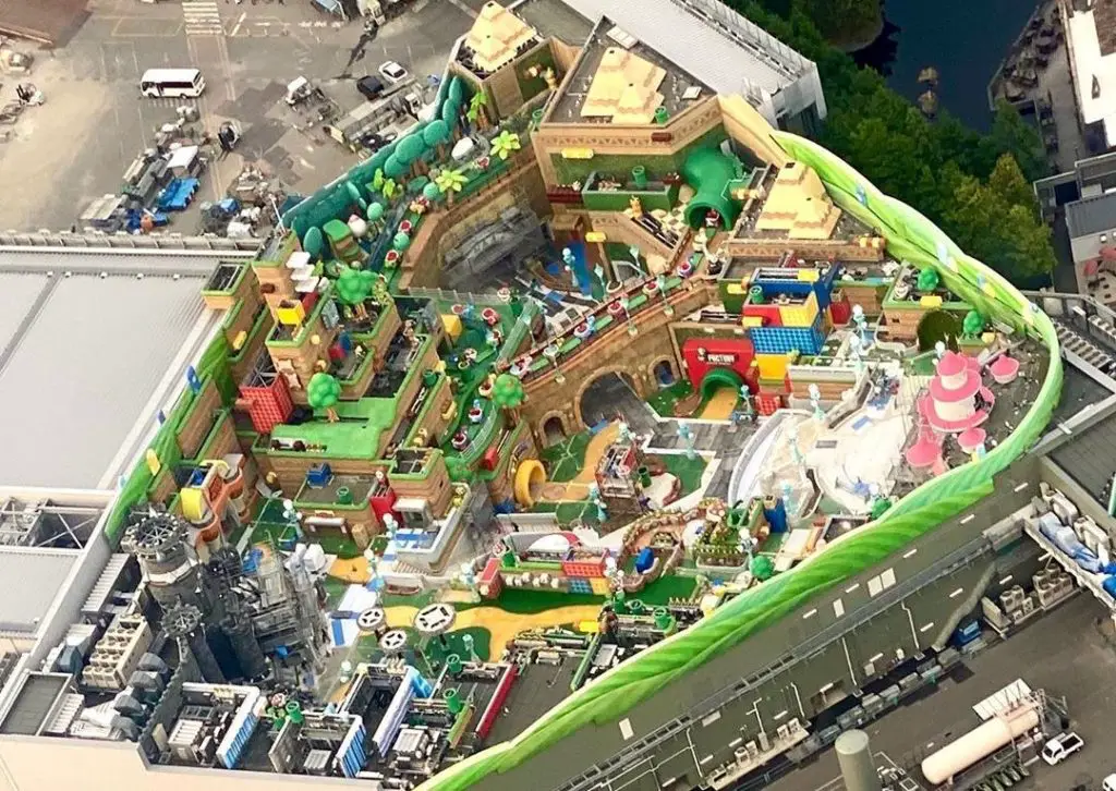 Super Nintendo World è quasi pronto per essere aperto, come mostrato da una nuova foto aerea