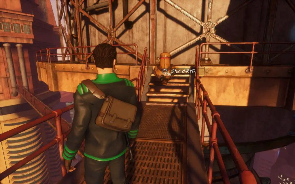 Come distrarre il droide stordente in Beyond a Steel Sky