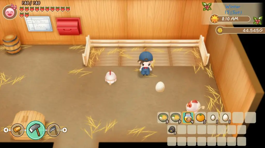 Come procurarsi le galline e prendersene cura, in Story of Seasons: Friends of Mineral Town Come procurarsi le galline e prendersene cura, in Story of Seasons: Friends of Mineral Town
