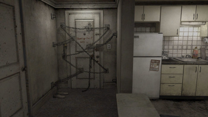 La porta incatenata di Silent Hill 4.