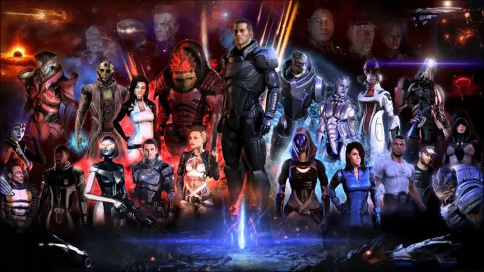 Schermata principale di Mass Effect Trilogy