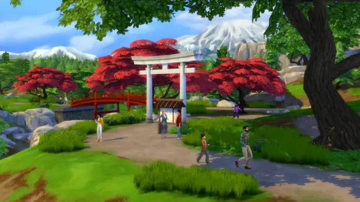 Sims 4: Snowy Escape