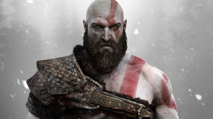 Personaggi con la barba - Kratos - God of War-min