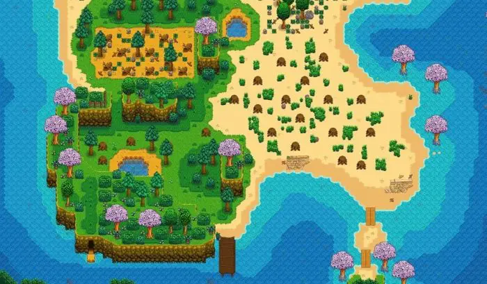 Stardew Valley Beach Farms