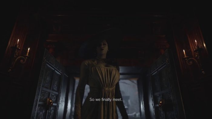 Schermata di Resident Evil Village Lady Dimitrescu