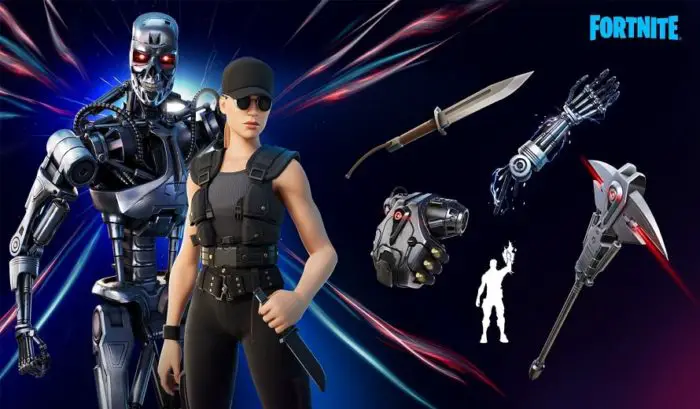 T-800 e Sarah Connor Terminator Fortnite