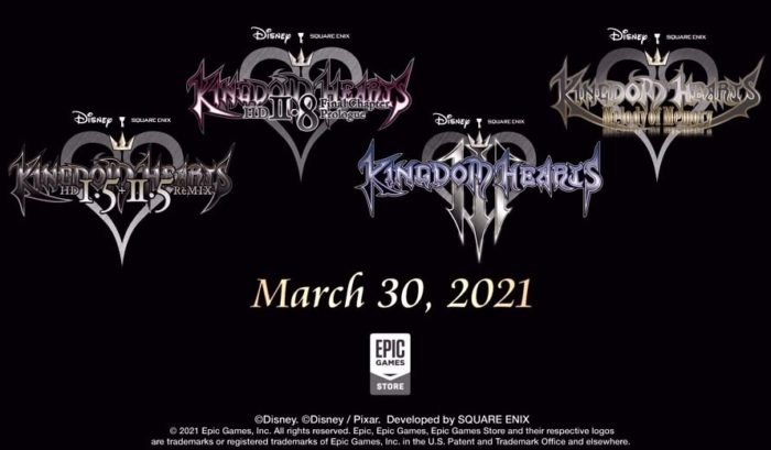Kingdom Hearts Epic Games Store