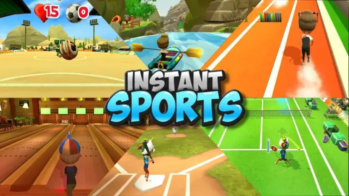 Annuncio promozionale di sport istantaneo