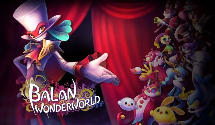 Arte promozionale dei personaggi di Balan Wonderworld.