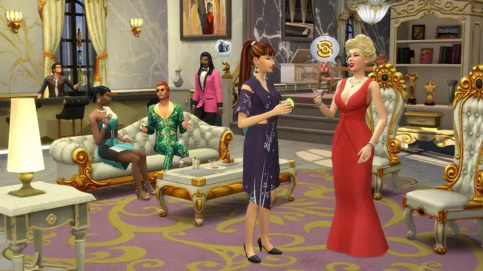 sims 4 diventa famoso in alto