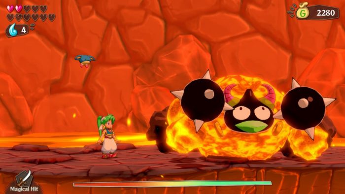 Wonder Boy Asha in Monster World boss