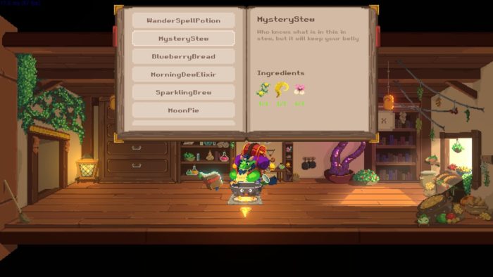 screenshot del crafting della taverna errante del drago