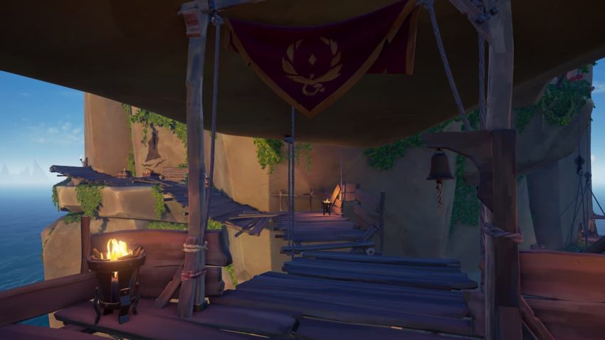 Salto alla taverna dei lupi di mare di Sea of ​​Thieves 