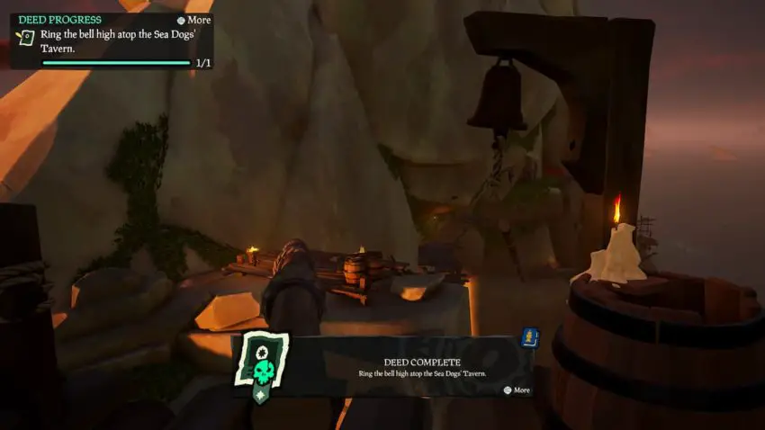 Salto alla taverna dei lupi di mare di Sea of ​​Thieves 