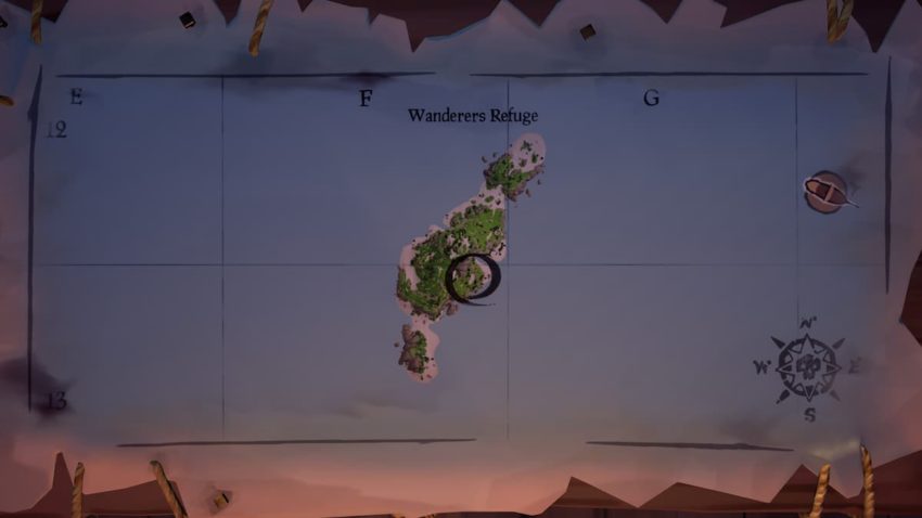 Indovinello del Rifugio dei vagabondi di Grave Robber Sea of ​​Thieves