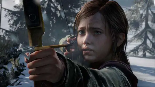 The Last Of Us Ellie tiene un arco con una freccia pronta