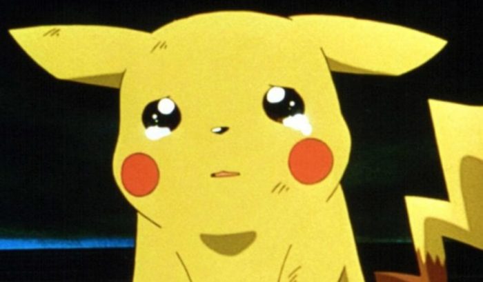 Anime di Pikachu triste