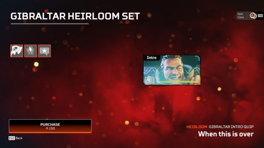 Gibilterra Heirloom Voice Line