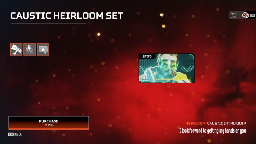 Caustic Heirloom Voice Line