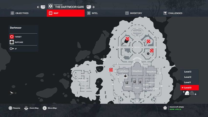 pesca-giardiniere-mappa-riferimento-hitman-3-dartmoor-garden-show