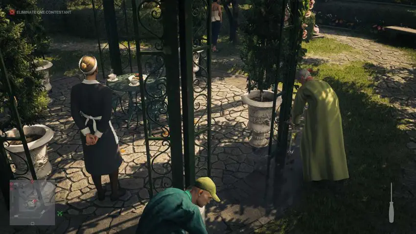 elettrico-morte-gru-hitman-3-dartmoor-garden-show